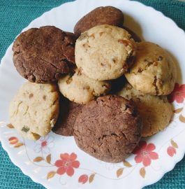 Chocolate and Tutti Frutti Cookies Recipe