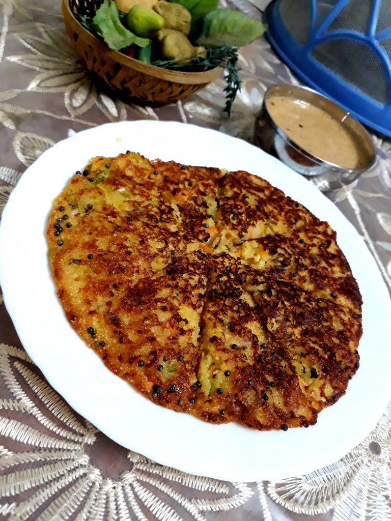 Suji Besan Pancake Recipe