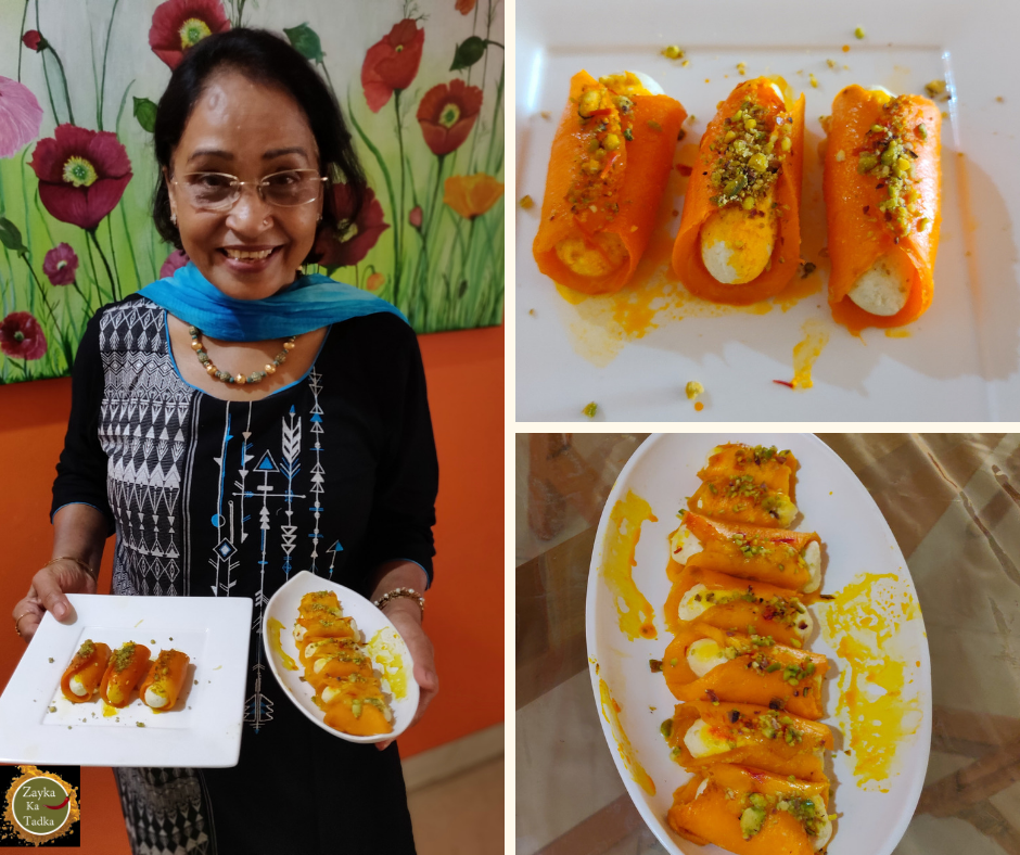 Stuffed Mango Sandesh Recipe