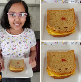 Sandwich For Kids - 2 Minutes Recipe