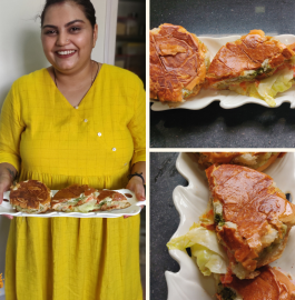 Aloo Tikki Burger | Veg Burger Recipe