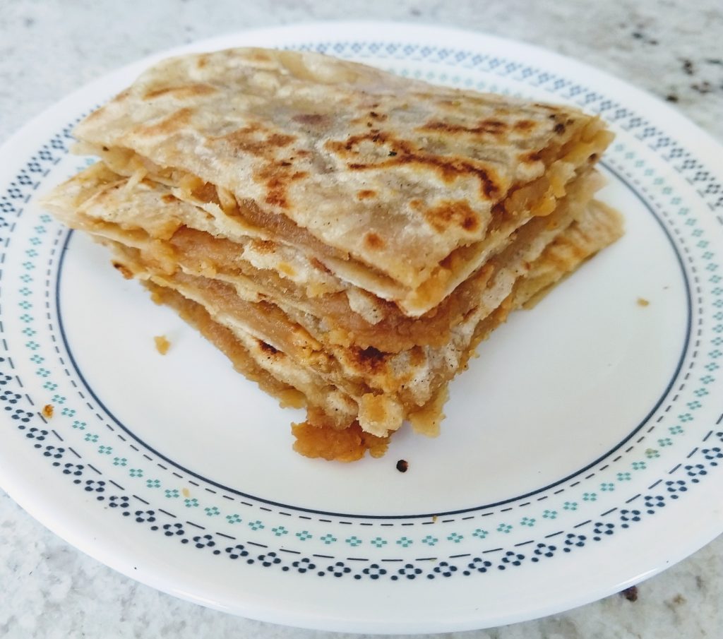 Puranpoli from leftover Soanpapdi Recipe