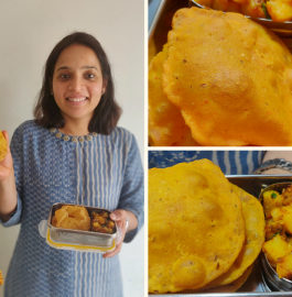 Tiffin Snack Recipe | Masala Poori and Jeera Aloo Recipe