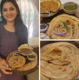 Laccha Paratha | Lachha Paratha Recipe