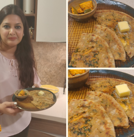 Mix Veg Paratha - Punjabi Style Recipe