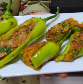 Bharwa Hari Mirch | Stuffed Green Chilli Recipe