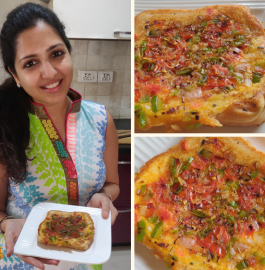 Tawa Bread Pizza Recipe