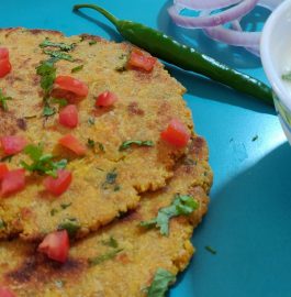 Tamatar Pyaaz Ka Paratha | Rajasthani Tikkad Recipe