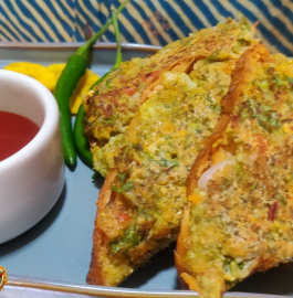 Sprouts Toast | Oats Sprouts Toast Recipe