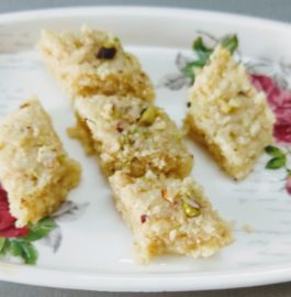 Malai Paneer Barfi Recipe