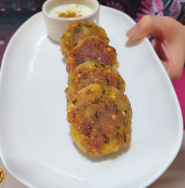 Aloo Tikki | Falahari Aloo Tikki Recipe