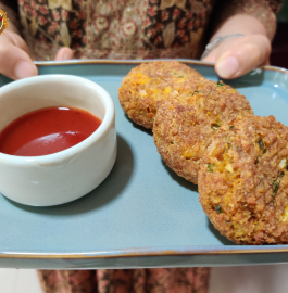 Veg Tikki | Masaledar Veg Tikki in Air Fryer Recipe