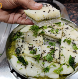 Sandwich Dhokla | White Sandwich Dhokla Recipe