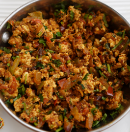 Paneer Bhurji | Dry Paneer Bhurji Recipe