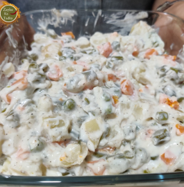 Mayonnaise Salad | Russian Salad Recipe