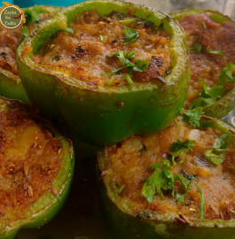 Bharwa Shimla Mirch | Stuffed Capsicum Recipe