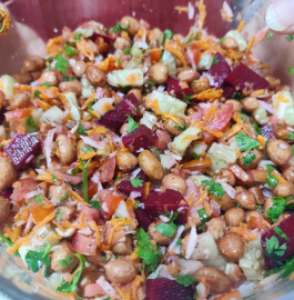 Mungfali Salad | Peanut Salad Recipe