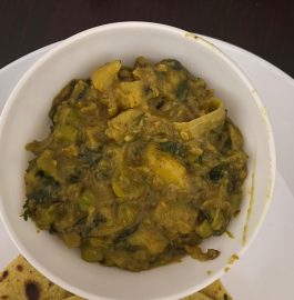 Arbi Methi Matar Recipe