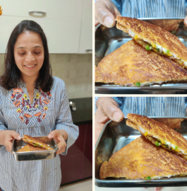 Tiffin Snack Recipe | Cheese Chilli Sandwich