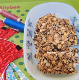 Til Mungfali Chikki | Mixed Nuts Chikki Recipe