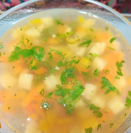 Veg Clear Soup Recipe