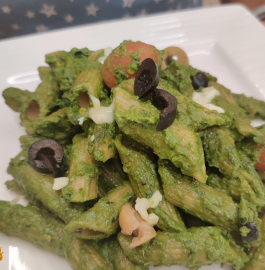 Pesto Pasta | Pasta in Pesto Sauce Recipe