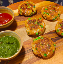 Gobhi Matar Cutlet Recipe