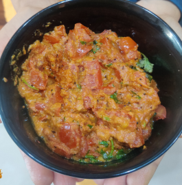 Tomato Gojju | Tomatar Til Ki Sabzi Recipe