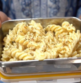 Tiffin Snack Recipe | Cheesy Pasta