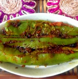 Sattu Stuffed Mirchi Recipe