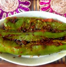 Sattu Stuffed Mirchi Recipe