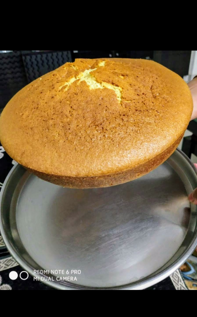 Eggless Vanilla Cake recipe