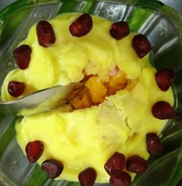 Mango Bread Pudding