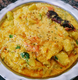 Lauki in Curd Gravy Recipe