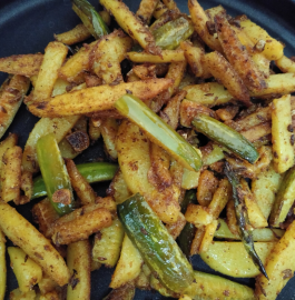 Kundru Aloo Sabzi | Ivy Gourd Fry Recipe