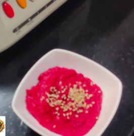 Hummus | Beetroot Hummus Recipe