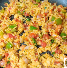 Tomato Capsicum Rice Recipe