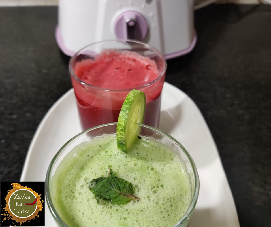 Cucumber Mint Juice and ABC Juice Recipe