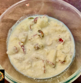 Fruit Malai Desert Recipe