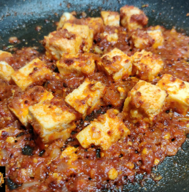 Chili Garlic Paneer Recipe