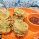 Schzewan Cheese Coin Vada Recipe