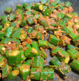 Bhindi Tamatar Sabji | Okra Tomato Sabji Recipe