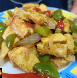 Chili Garlic Paneer Recipe