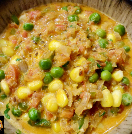 Corn Peas Sabzi Recipe