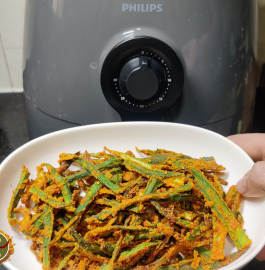 Kurkuri Bhindi Restaurant Style | Crispy Bhindi Recipe