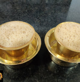 Traditional South Indian Style Filter Coffee | Filter Coffee Recipe