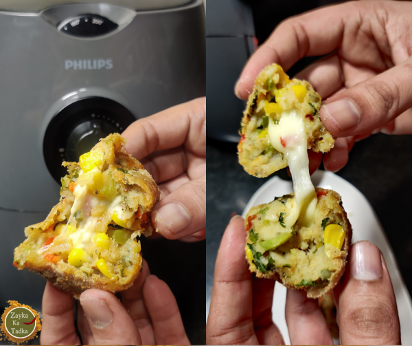 Cheese Balls Air Fryer Recipe Zayka Ka Tadka