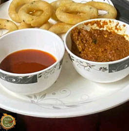 Kodambillallu | Golden Rings With Chutney Recipe