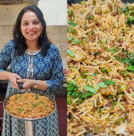 Mumbai Ka Veg Tava Pulav - Street Style Recipe