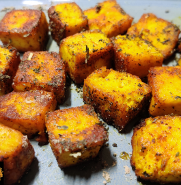 Roasted Paneer Recipe